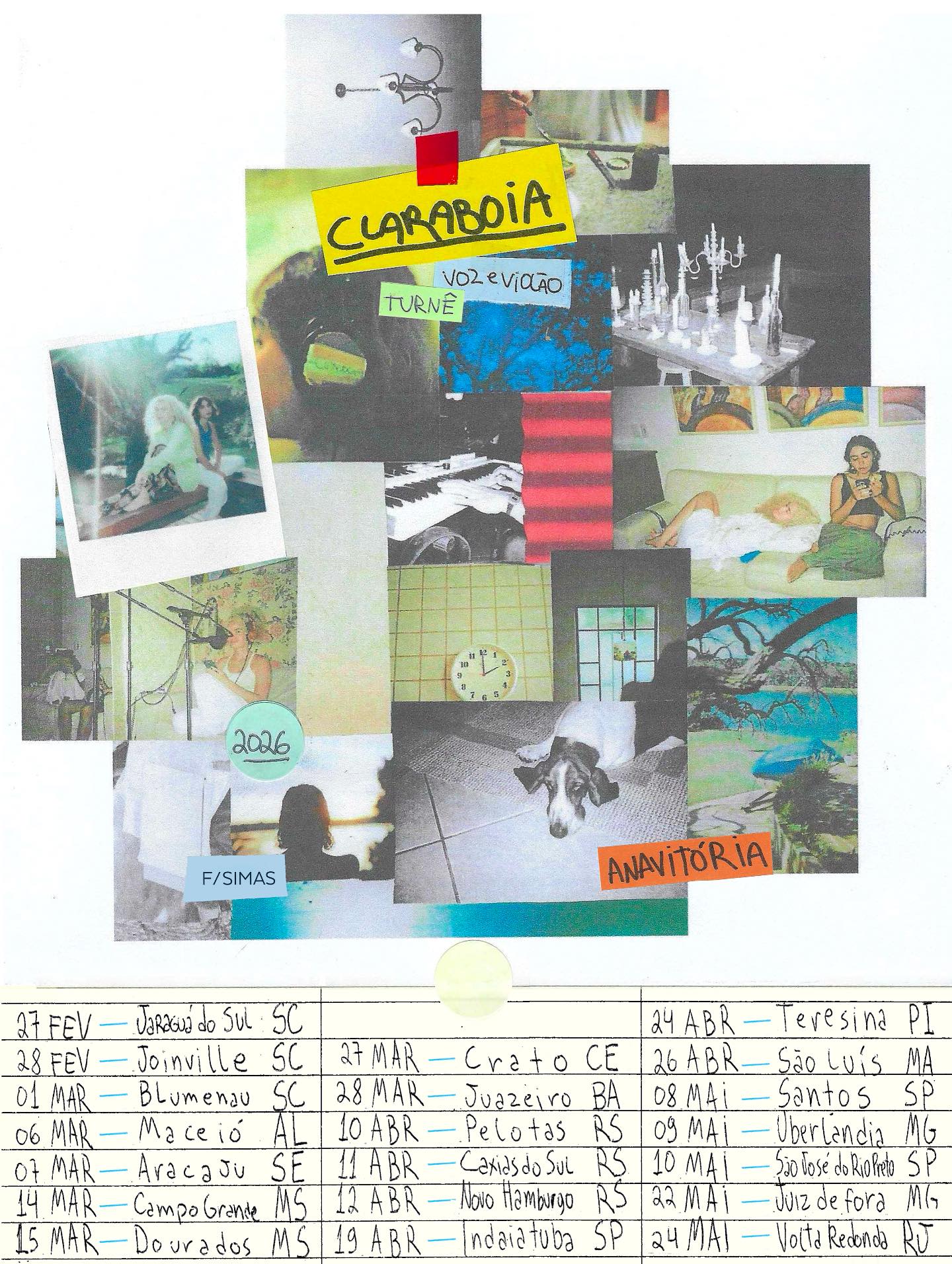 ANAVITÓRIA Tour Poster 2026